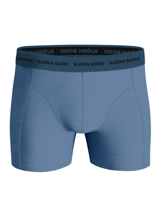 Björn Borg Cotton Stretch Boxerkalsonger 3p - Blå/Grön
