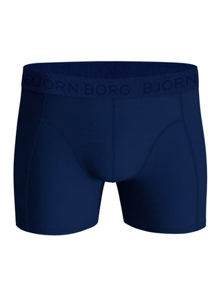 Björn Borg Cotton Stretch Boxerkalsonger 5-pack - Multi Blå