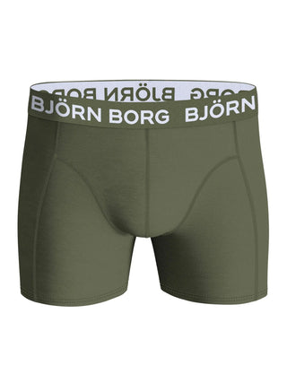 Björn Borg Cotton Stretch Boxerkalsonger 9-pack - Flerfärgad