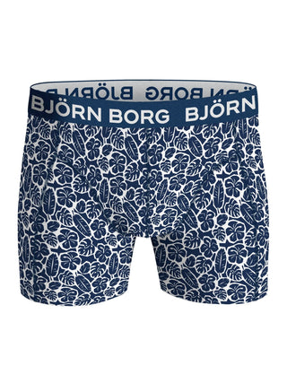 Björn Borg Cotton Stretch Boxerkalsonger 3p - Blå