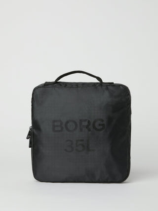 Björn Borg Duffle Bag 35L - Black Beauty, fotad mot en ljusgrå bakgrund
