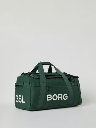 Björn Borg Duffle Bag 35L - Sycamore, fotad mot en ljusgrå bakgrund