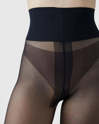 Swedish Stockings Malva Ladder Resistant Strumpbyxor - Black