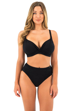 Fantasie Ottawa Black Uw Plunge Bikini BH - Svart Bäkväm bikini Bh från fantasie i svart färg 