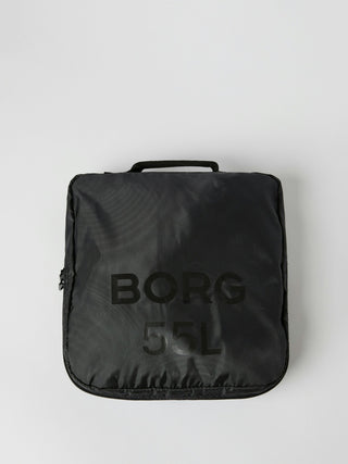 Björn Borg Duffle Bag 55L - Black Beauty, fotad mot en ljusgrå bakgrund