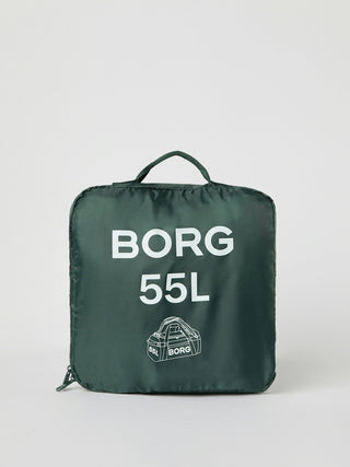 Björn Borg Duffle Bag 55L - Sycamore, fotad mot en ljusgrå bakgrund