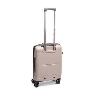 North Pioneer  HKG Kabinväska 55 cm - Chmapange  hård kabinväska med räfflad yta, teleskophandtag, 360° hjul och TSA-lås – idealisk för resor och handbagage.