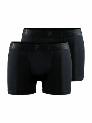 Craft CORE Dry Boxerkalsonger 3-Inch 2-pack - Svart
