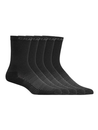 Craft CORE Dry Höga Strumpor 5-pack - Svart