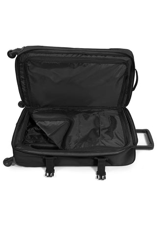 Eastpak Trans4 Mellanstor Resväska 70cm - Black, fotad mot en vit bakgrund.