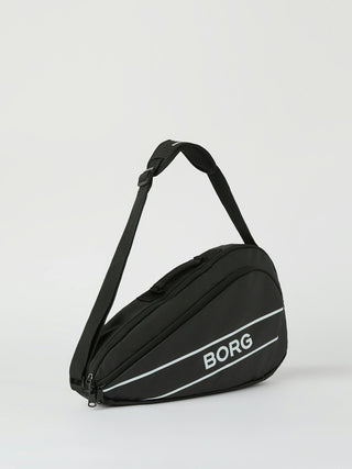 Björn Borg Ace Padel Bag S 10L - Black Beauty, fotad mot en ljusgrå bakgrund