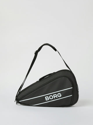 Björn Borg Ace Padel Bag S 10L - Black Beauty, fotad mot en ljusgrå bakgrund