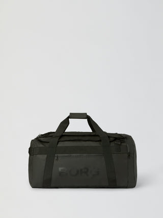 Björn Borg Duffle Bag 75L - Black Beauty, fotad mot en ljusgrå bakgrund