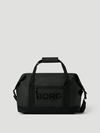Björn Borg Travel Weekendväska 49L - Black Beauty, fotad mot en ljusgrå bakgrund