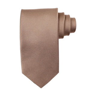 Hoprullad ceremoniell slips i 100 % siden med matt yta och klassisk bredd på 8 cm från AC i färgen Beige, fotograferad mot vit bakgrund