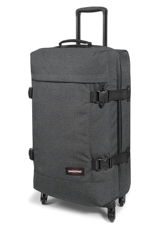 Eastpak Trans4 Mellanstor Resväska 70cm - Black Denim, fotad mot en vit bakgrund.