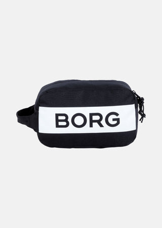 Björn Borg Logo Necessär - Black Beauty, fotad mot en ljusgrå bakgrund