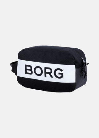 Björn Borg Logo Necessär - Black Beauty, fotad mot en ljusgrå bakgrund