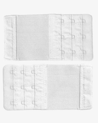 Abecita Bh-förlängare 3 hyskor 2-pack - Vit