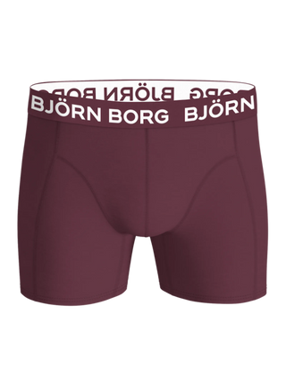 Björn Borg Cotton Stretch Boxerkalsonger 5p - Svart/Grön/Röd