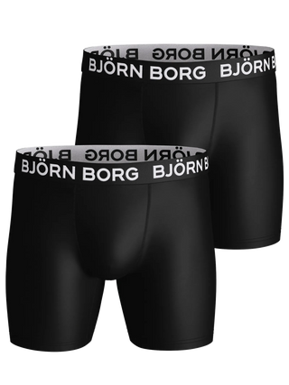 Björn Borg Performance Boxerkalsonger 2p - Svart