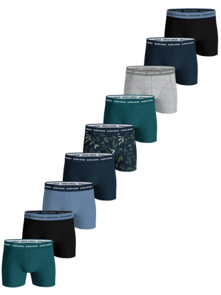 Visar storpack kalsonger från björn borg i 9-pack i olika färger.