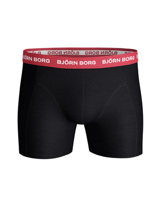 Björn Borg Cotton Stretch Boxerkalsonger 3p - Blå/Grön/Röd