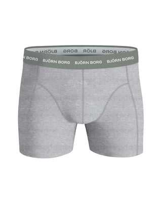 Björn Borg Cotton Stretch Boxerkalsonger 3p - Svart/Melange/Mönster