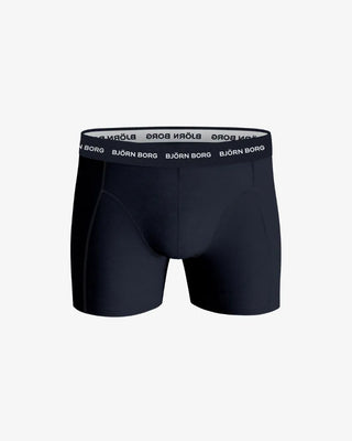 Björn Borg Cotton Stretch Boxerkalsonger 3p - Svart/Blå