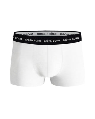 Björn Borg Cotton Stretch Trunkkalsonger 3p - Svart/Marinblå/Vit