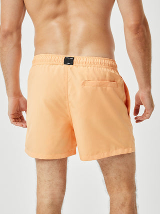 Bild bakifrån på Björn Borg Solid Badbyxor - Orange Chiffon