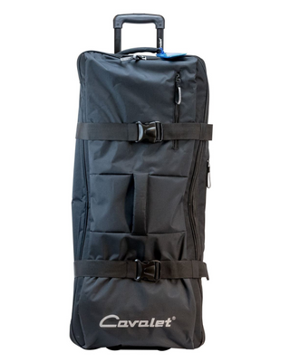 Cavalet Cargo Mega Duffel Bag 90cm - Svart, fotad mot en vit bakgrund.