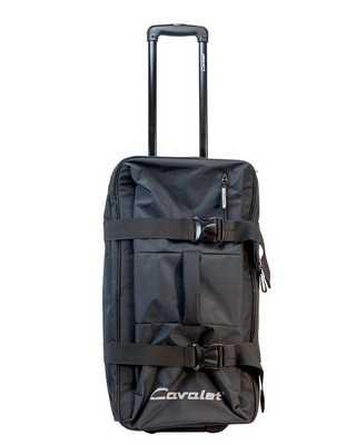 Cavalet Cargo Support Duffel Bag 64cm - Svart, fotad mot en vit bakgrund.