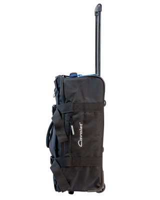 Cavalet Cargo Support Duffel Bag 64cm - Svart, fotad mot en vit bakgrund.