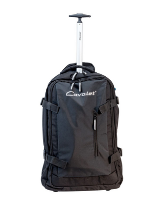 Cavalet Cargp BPT Ryggsäckstrolley 65cm - Svart, fotad mot en vit bakgrund.