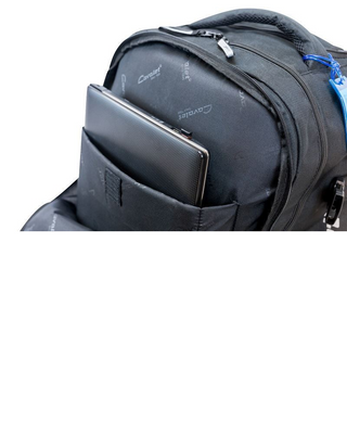 Cavalet Cargp BPT Ryggsäckstrolley 65cm - Svart, fotad mot en vit bakgrund.