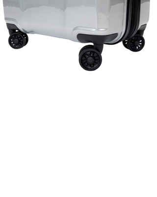 Cavalet Chill DLX Mellanstor Resväska 64cm - Silver, fotad mot en vit bakgrund.