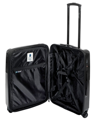 Cavalet Chill DLX Mellanstor Resväska 64cm - Svart, fotad mot en vit bakgrund.