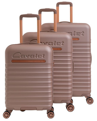Cavalet Pasadena 3-set Med Resväskor, S/M/L - Brons/Rosé, fotad mot en vit bakgrund.