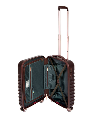 Cavalet Pasadena Kabinväska 54cm 4 dubbelhjul - Burgundy/Rosé, fotad mot en vit bakgrund.