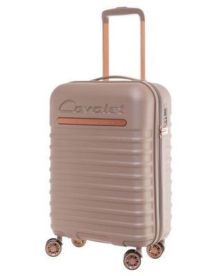 Cavalet Pasadena Resväska 65 cm 4 dubbelhjul Expanderbar - Brons/Rosé, fotad mot en vit bakgrund.