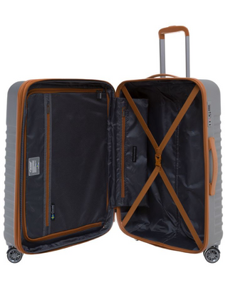 Cavalet Pasadena Resväska 73 cm - Silver/Tan, fotad mot en vit bakgrund.