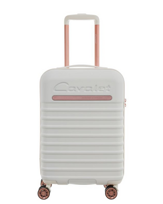 Cavalet Pasadena Kabinväska 54cm 4 dubbelhjul - Vit, fotad mot en vit bakgrund.