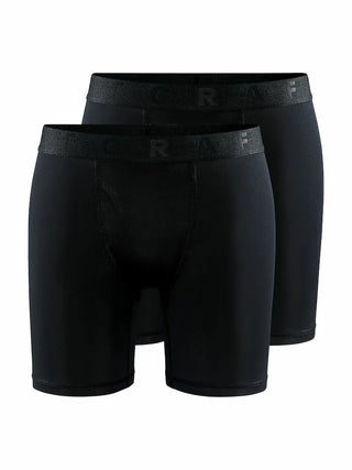 Craft CORE Dry Boxerkalsonger 6-Inch 2-pack - Svart