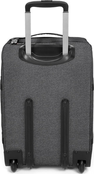 Eastpak Transit'R S Kabinväska -  Black Denim, fotad mot en vit bakgrund.