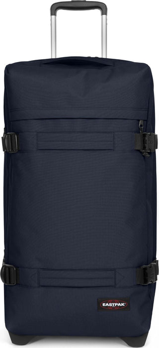 Eastpak Transit'R Mellanstor Resväska - Ultra Marine, fotad mot en vit bakgrund.