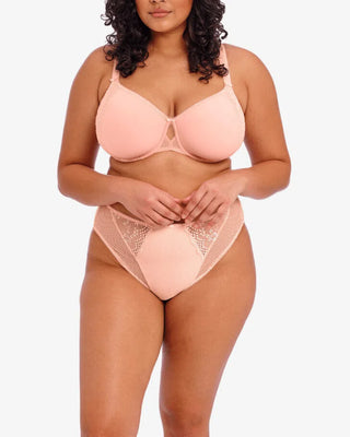 Elomi Charley UW Moulded Spacer BH i Ballet Pink, med släta spacer-kupor och sidostödspanel för extra stöd.