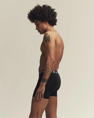 Frank Dandy 7-P Solid Lyocell Boxerkalsonger - Svart