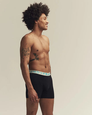 Frank Dandy Solid Boxerkalsong w - Vit/Aqua