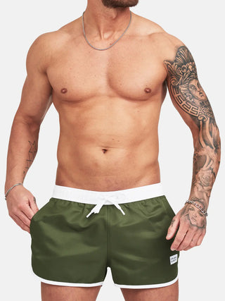 Frank Dandy St Paul Badbyxor Short - Olive